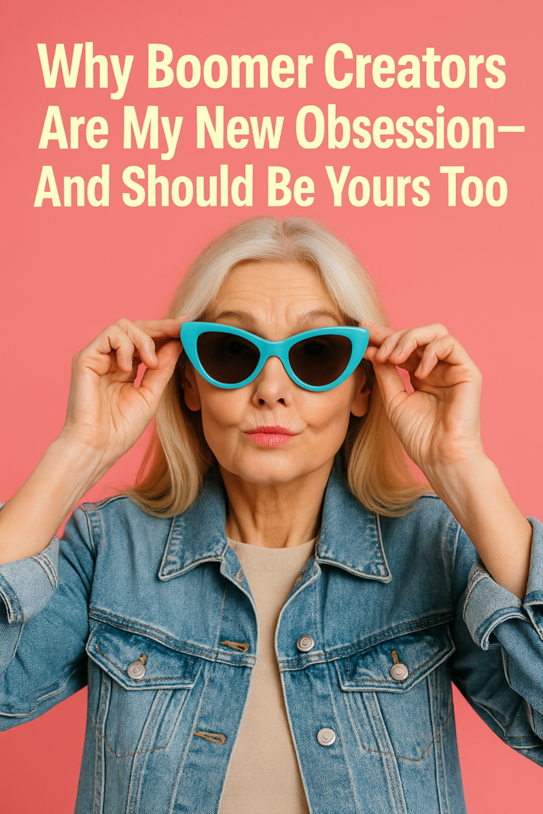 Why Boomer Creators are my latest obsession and should be yours too